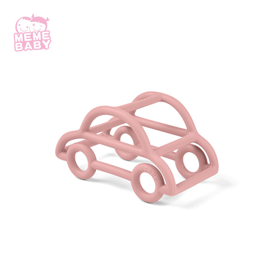Baby Soft Silicone Teether Bpa Free Car Shaped Foldable Kids Education Toddler Infant Soothing Teeth Hollowen Toy