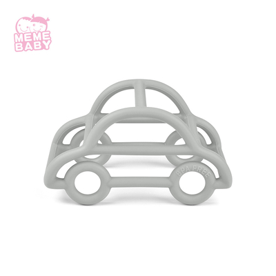 Baby Soft Silicone Teether Bpa Free Car Shaped Foldable Kids Education Toddler Infant Soothing Teeth Hollowen Toy