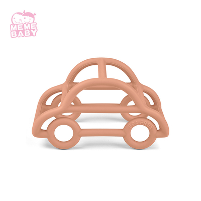 Baby Soft Silicone Teether Bpa Free Car Shaped Foldable Kids Education Toddler Infant Soothing Teeth Hollowen Toy