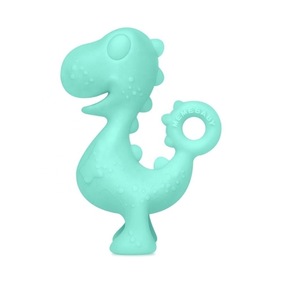 Soft Silicone Teether Baby Organic Dinosaur Teething Sensory Toy Infant Toddler Kid