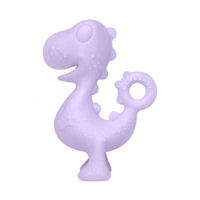 Soft Silicone Teether Baby Organic Dinosaur Teething Sensory Toy Infant Toddler Kid
