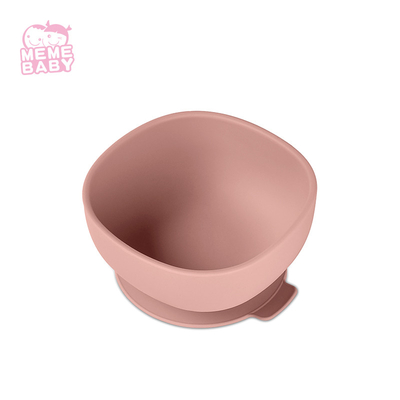 BPA Free Sustainable Strong Suction Silicone Weaning Bowl For Baby