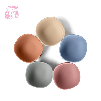 BPA Free Sustainable Strong Suction Silicone Weaning Bowl For Baby