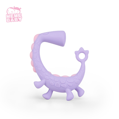 Customized Kids PVC Free Soft Silicone Teether Cute Animal Shape