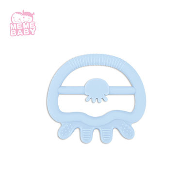 BSCI Certified Baby Use Soft Silicone Teether Lightweight For Newborn