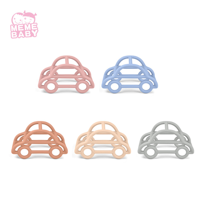 Molar BPA Free Silicone Teether Hollow Design FDA Standard