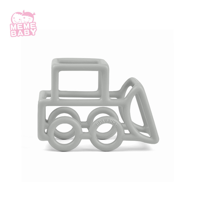 BPA Free Silicone Baby Teether Soft Hollow Chew Toy Easy To Grasp