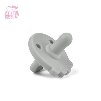 Custom Logo Silicone Nipple Pacifier Baby Chew Toy  BPA Free LFGB Standard