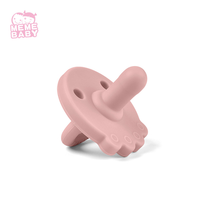 Jelly Style Silicone Nipple Pacifier Food Grade For Newborns And Up