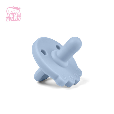 Custom Logo Silicone Nipple Pacifier Baby Chew Toy  BPA Free LFGB Standard