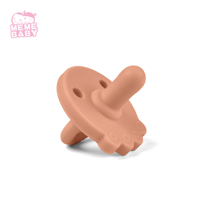 Custom Logo Silicone Nipple Pacifier Baby Chew Toy  BPA Free LFGB Standard