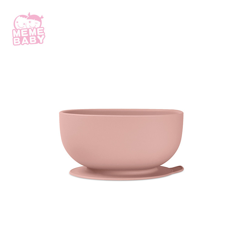 BPA Free Sustainable Strong Suction Silicone Weaning Bowl For Baby