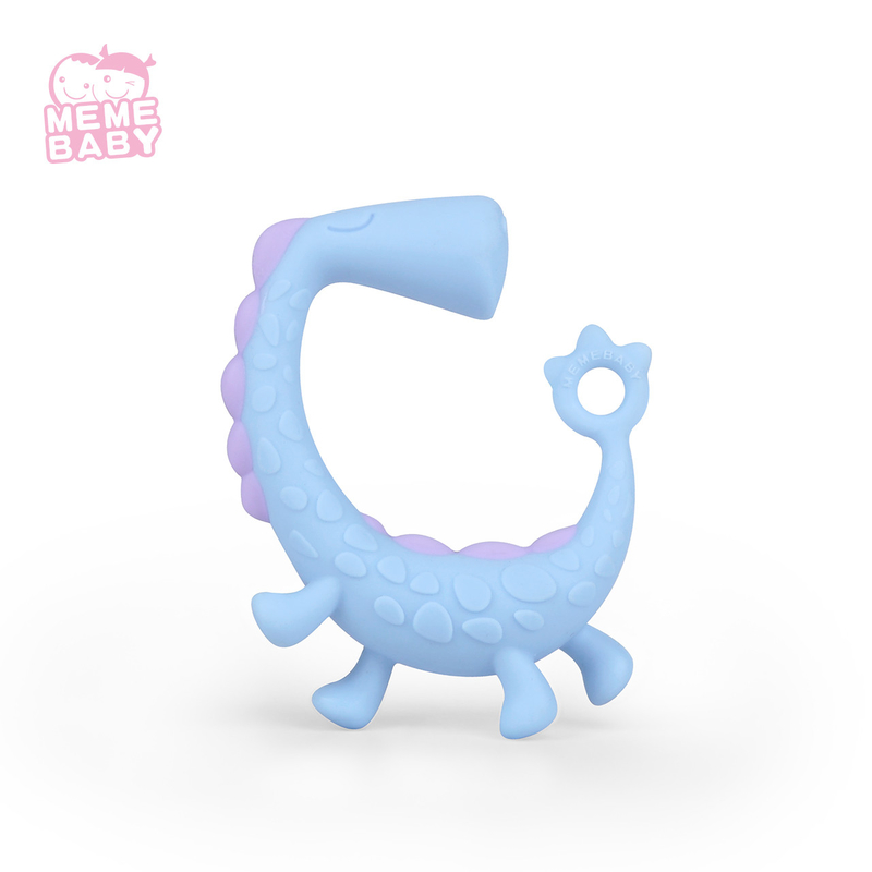 Customized Kids PVC Free Soft Silicone Teether Cute Animal Shape