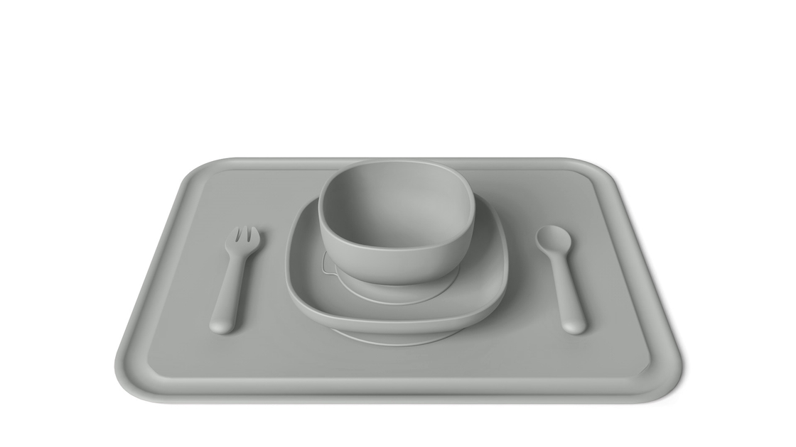 LFGB Certified Self Feeding Set Silicone With Multiple Color Choices