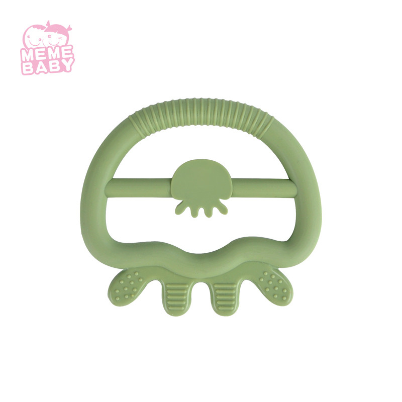 BSCI Certified Baby Use Soft Silicone Teether Lightweight For Newborn