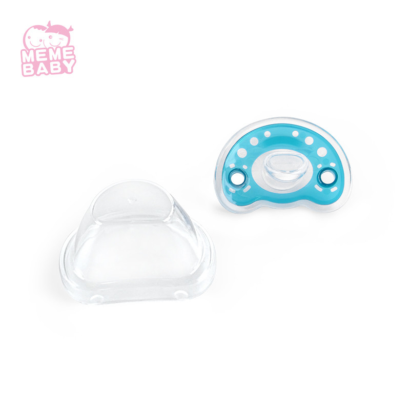 BPA Free Silicone Nipple Pacifier Pink Color Cute With FDA Certificate