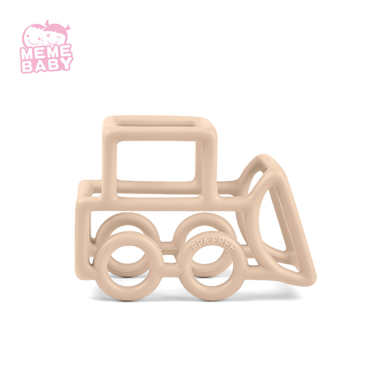 Customized Ilicone Baby Chew Crew Teether Sleep Sensory Soother Gift
